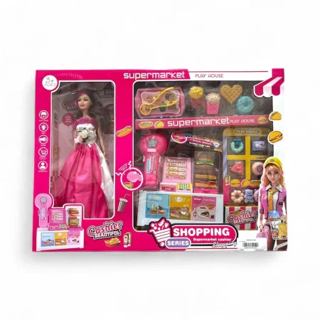 سوبر ماركت مع باربي