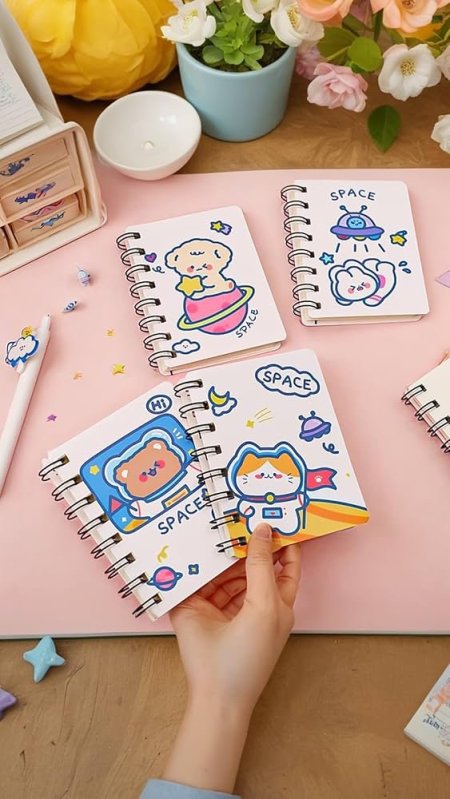 دفتر نوت سلك صغير